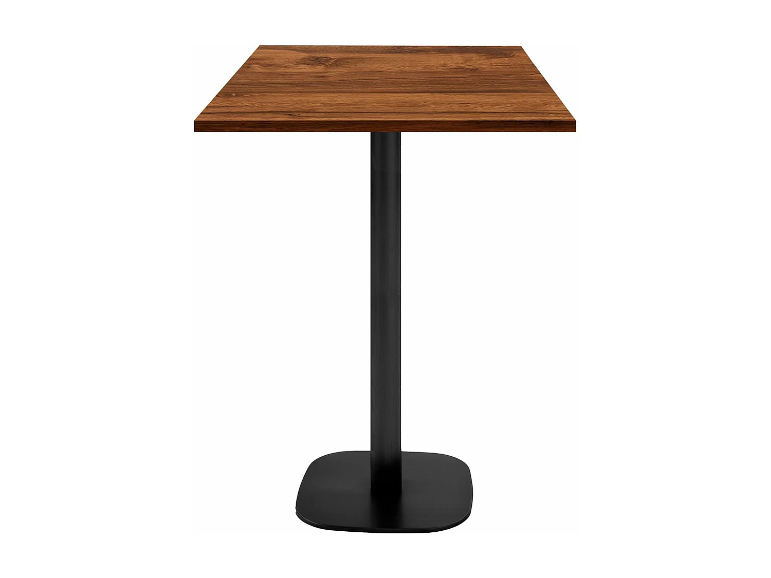 Mesa alta 60 x 60 cm - Modelo redonda roble Hunton