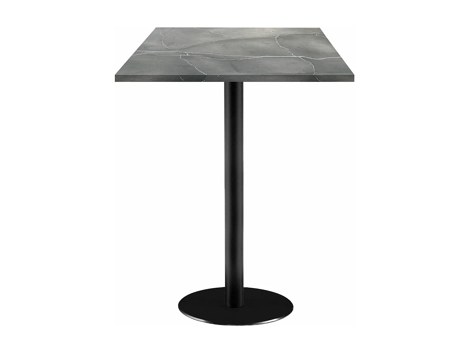 Mange-debout 60 x 60 cm - modèle Rome marbré lune bleue