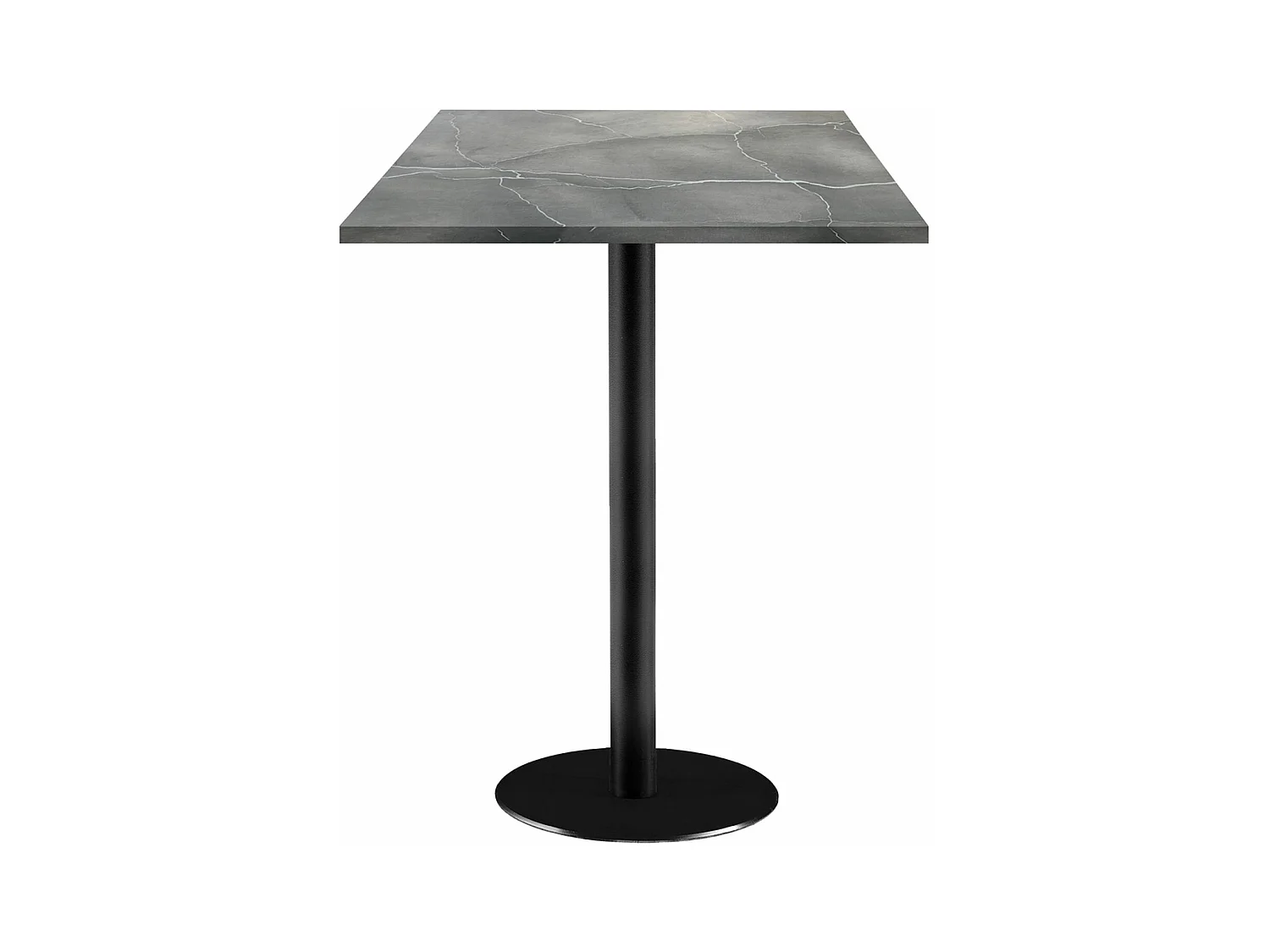 Mange-debout 60 x 60 cm - modèle Rome marbré lune bleue