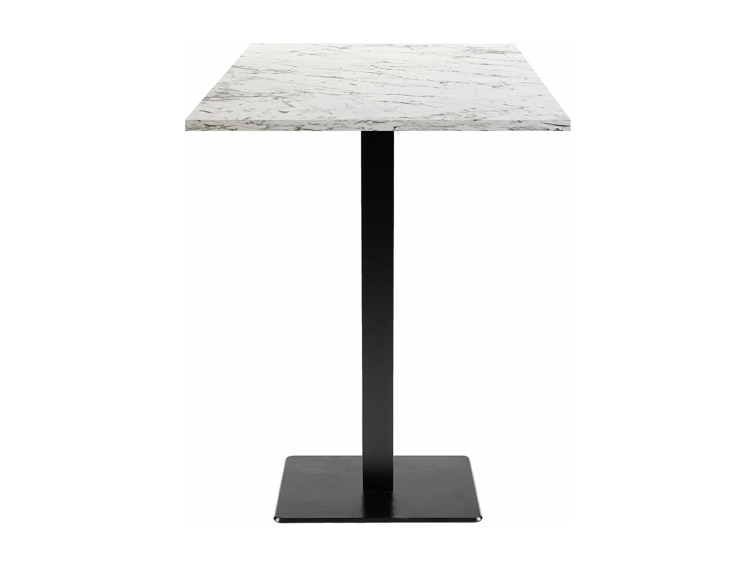 Mange-debout 60 x 60 cm - modèle Milan marbre calacatta