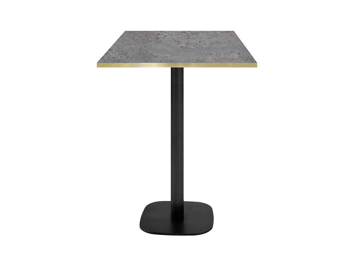 Mange-debout 60 x 60 cm - modèle Round cladeira chants laiton