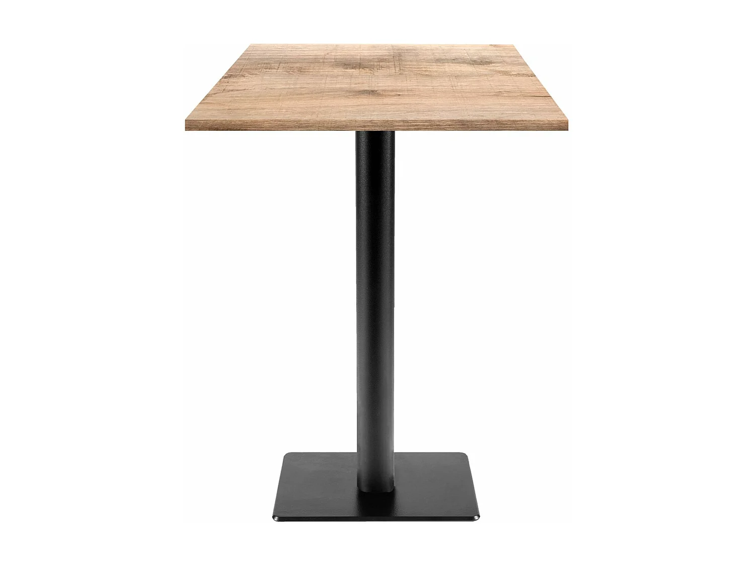 Mesa de pie 60 x 60 cm - modelo Milan T tanino natural