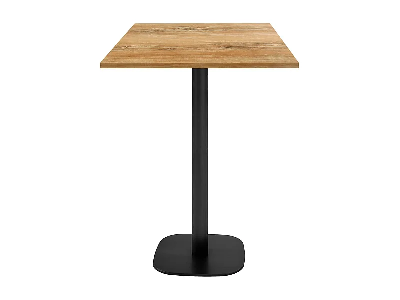 Mesa alta 60 x 60 cm - Modelo redonda roble esloveno