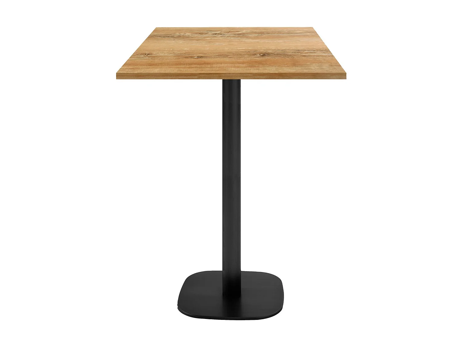 Mesa alta 60 x 60 cm - Modelo redonda roble esloveno