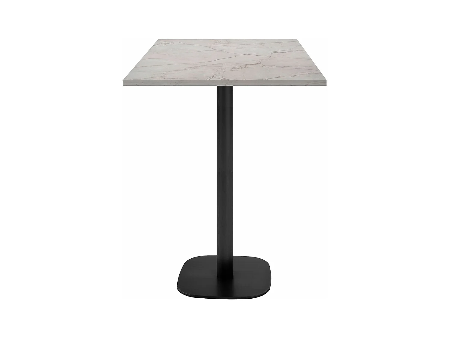 Mange-debout 60 x 60 cm - modèle Round marbre yule