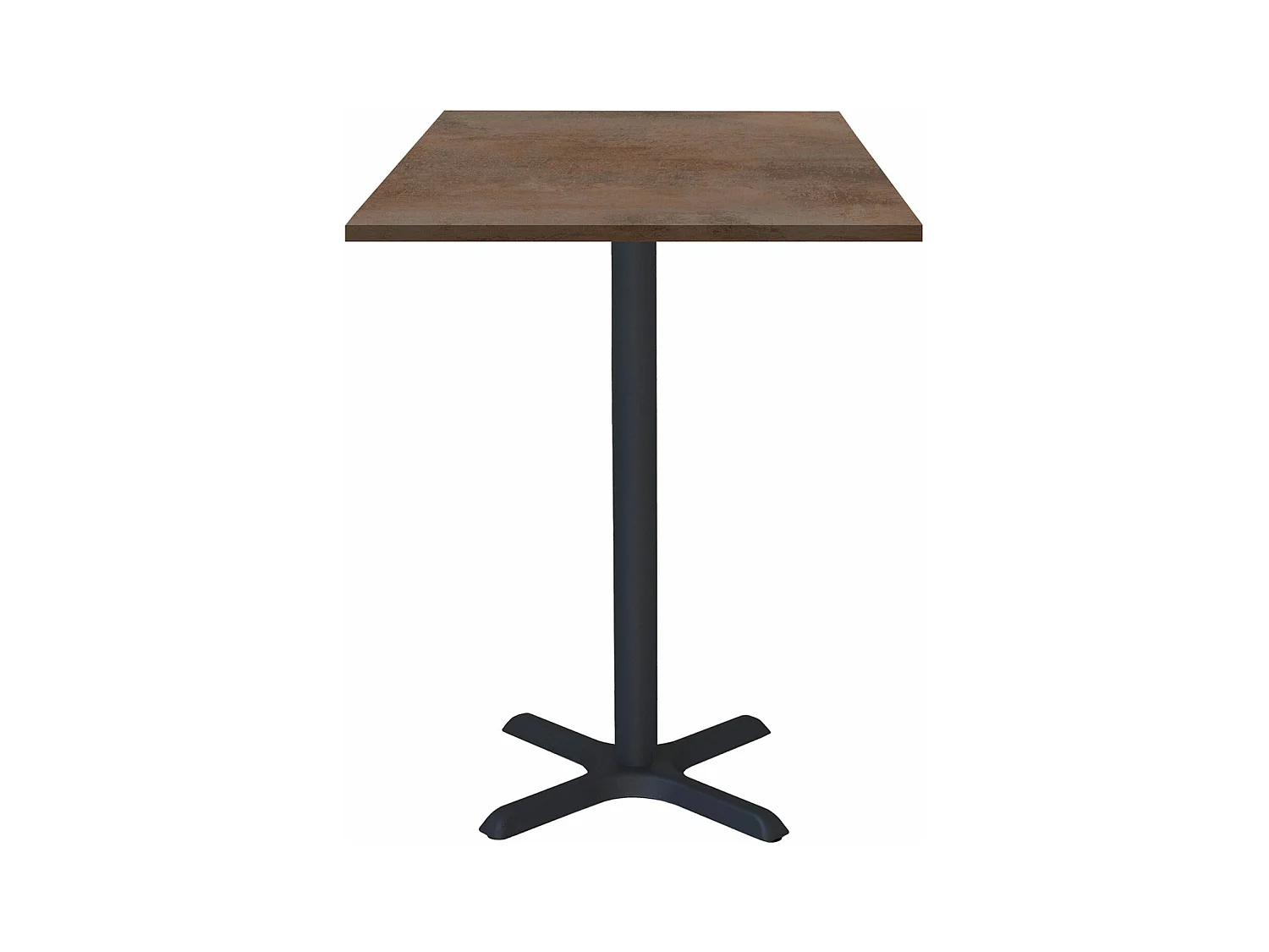 Mange-debout 60 x 60 cm - modèle Dina bronze oxydé