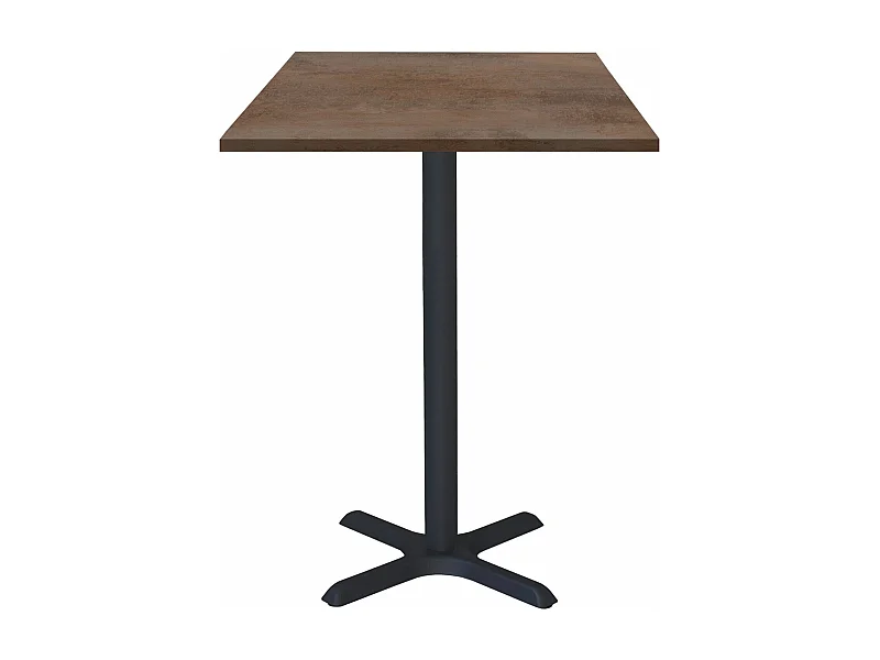 Mange-debout 60 x 60 cm - modèle Dina bronze oxydé