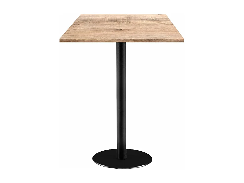 Mange-debout 60 x 60 cm - modèle Rome bois tanin naturel