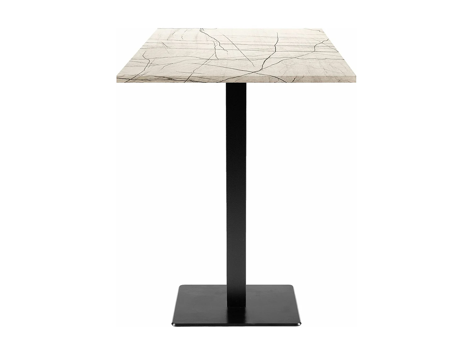 Mesa de pie 60 x 60 cm - modelo mármol Milan maia
