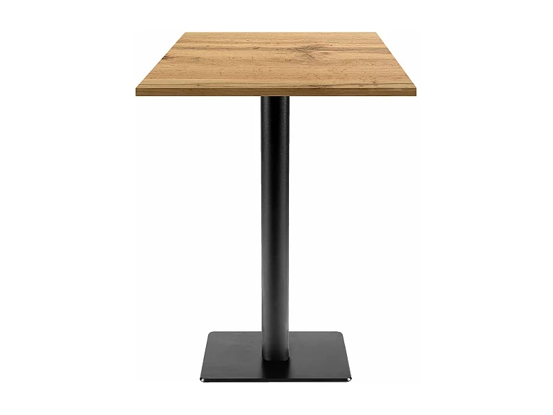 Mesa de pie 60 x 60 cm - modelo Milan T armadura roble