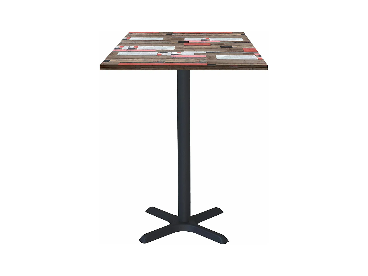 Mange-debout 60 x 60 cm - modèle Dina bois redden wood