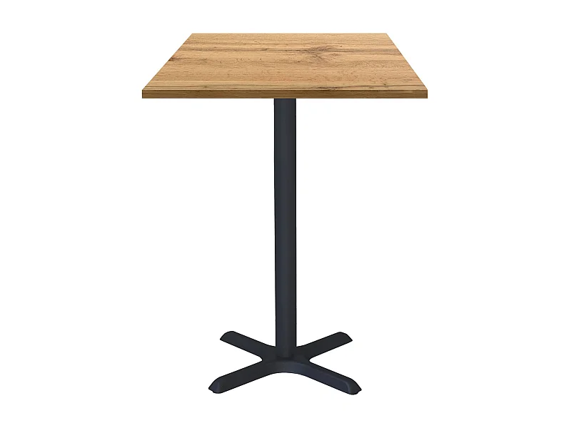 Mesa de pie 60 x 60 cm - Modelo Dina roble d'armor