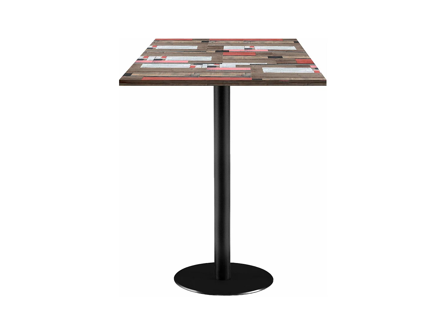 Mange-debout 60 x 60 cm - modèle Rome bois redden wood