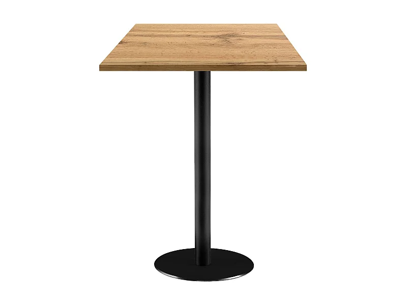 Mesa alta 60 x 60 cm - modelo Armadura de roble Roma