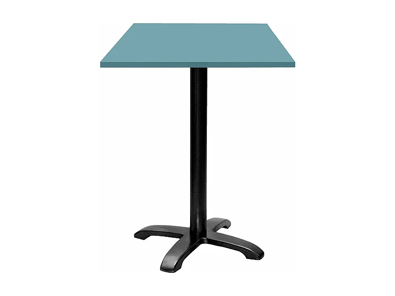 Mange-debout 60 x 60 cm - modèle Bazila bleu cèdre