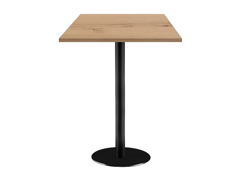 Mesa alta 60 x 60 cm - modelo Roma roble delano