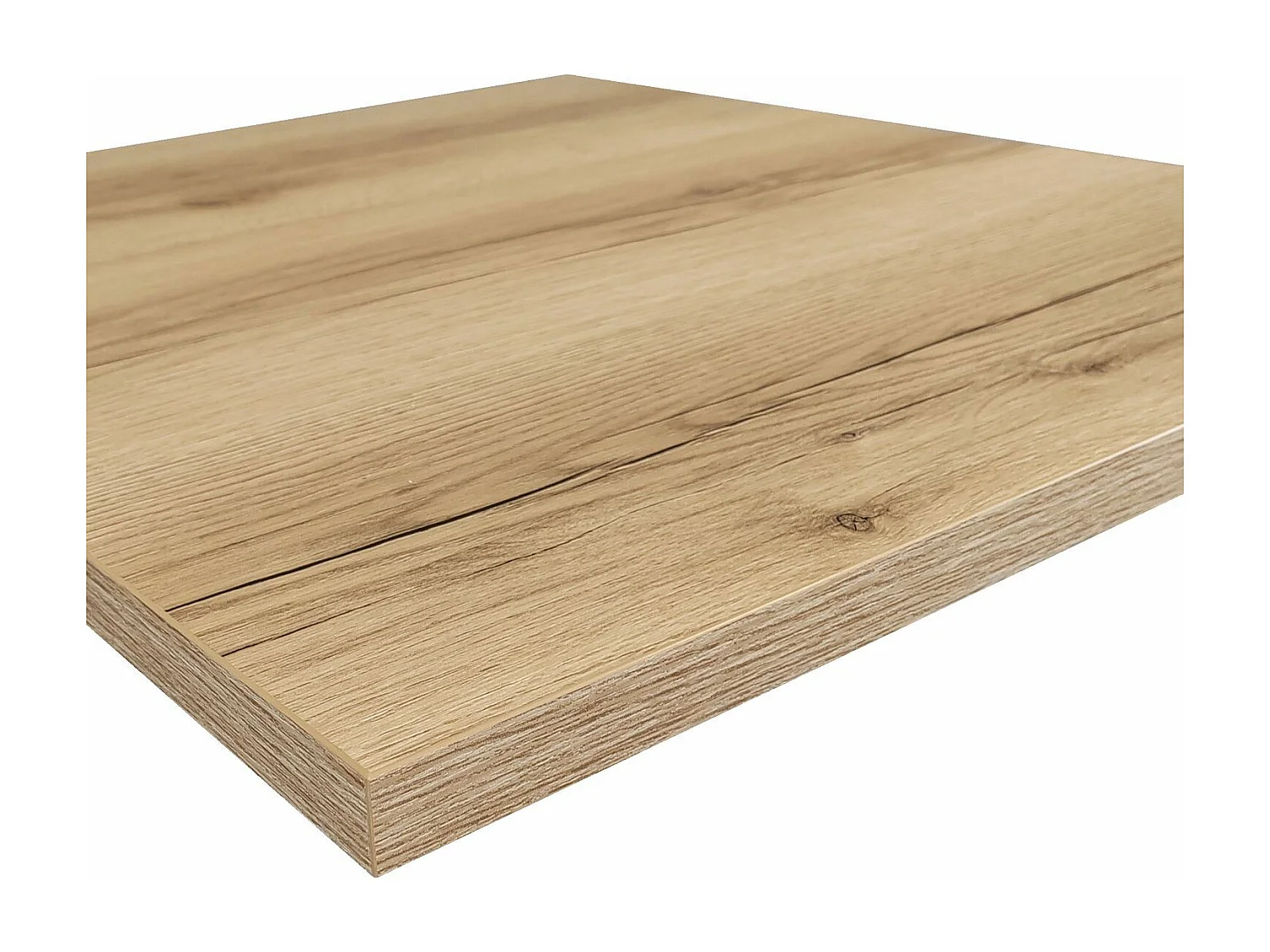 Mesa alta 70 x 70 cm - modelo Milan roble delano