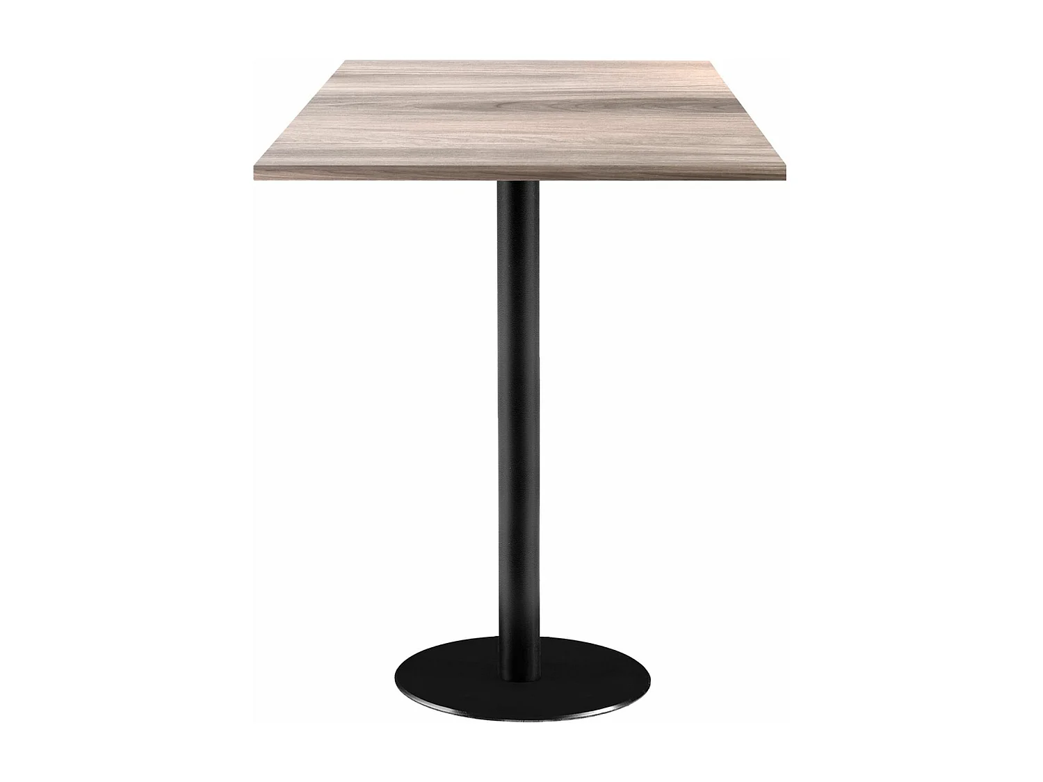 Mesa alta 60 x 60 cm - modelo Roma roble tage