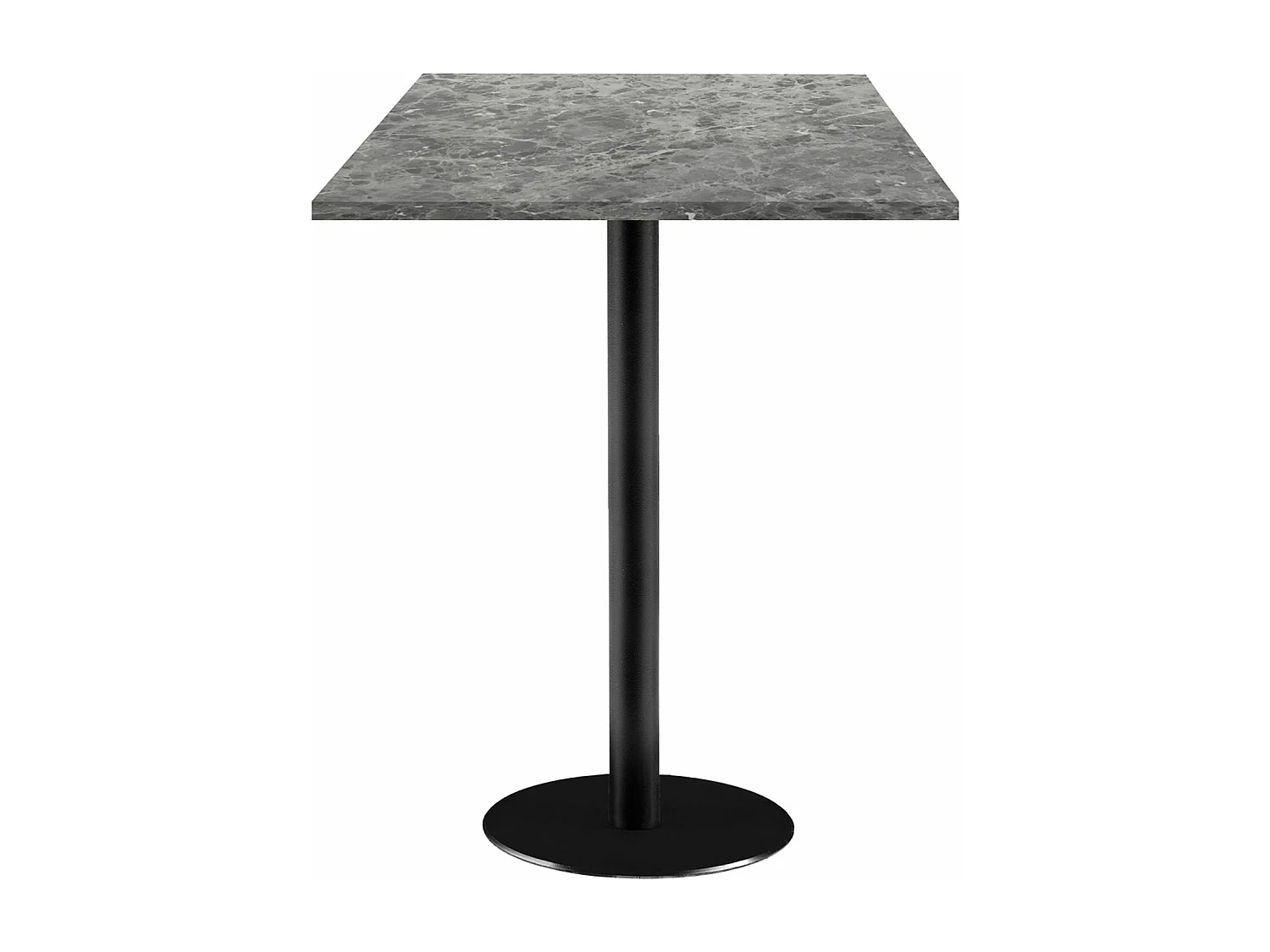 Mesa de pie 60 x 60 cm - modelo Roma nabu mármol