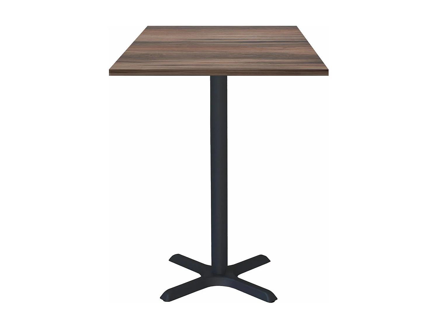 Mesa alta 60 x 60 cm - Modelo Dina roble montaña