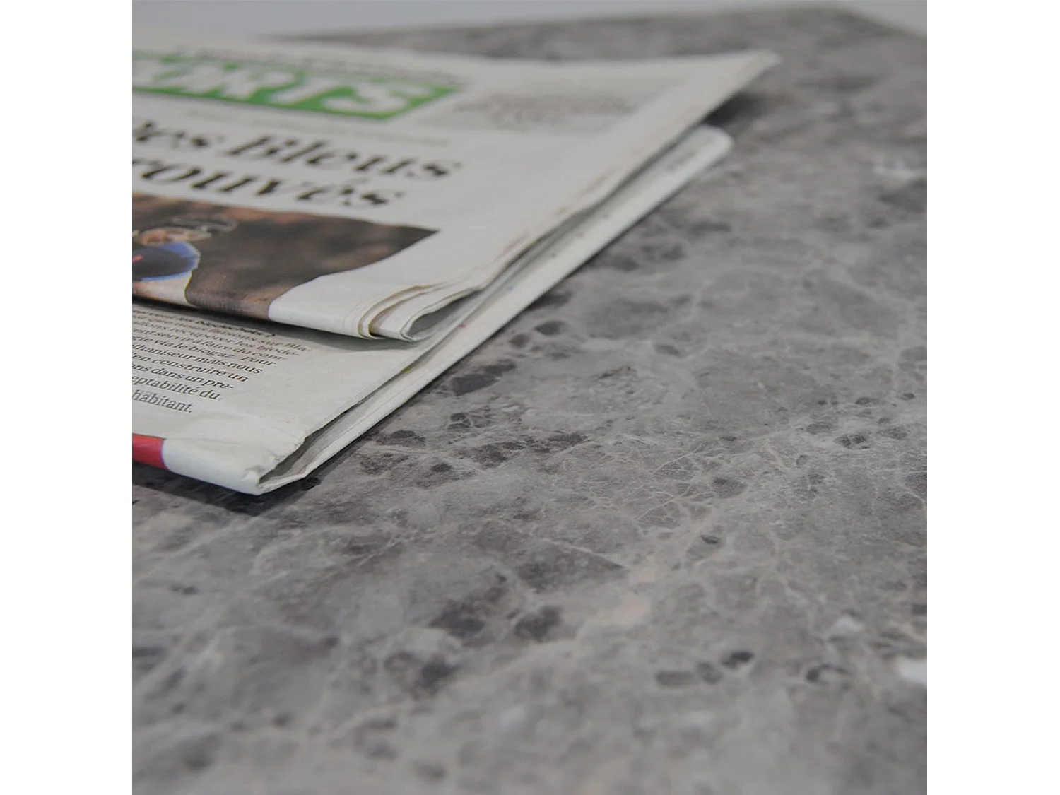 Mange-debout 60 x 60 cm - modèle Milan marbre nabu