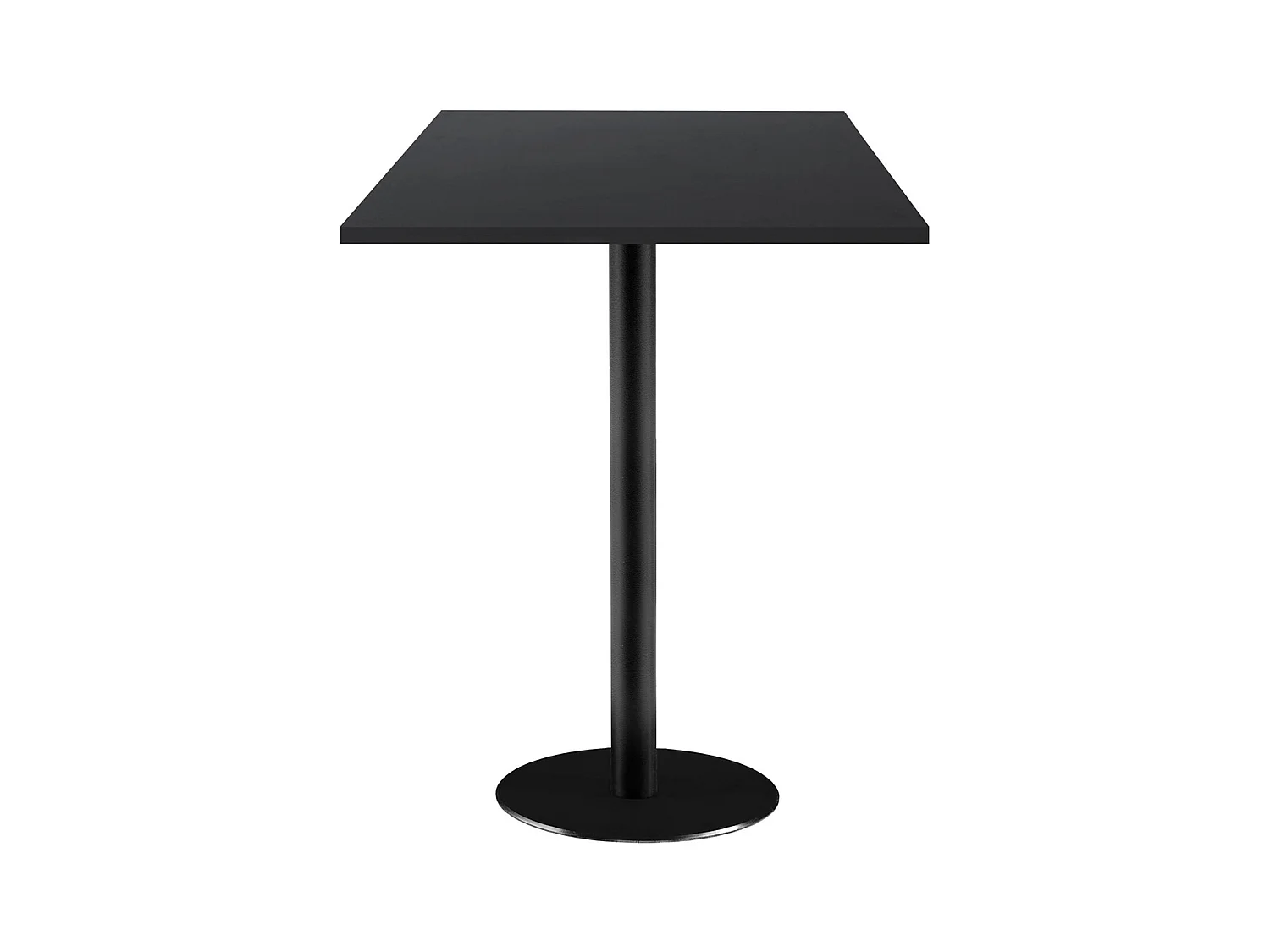 Mange-debout 60 x 60 cm - modèle Rome pied et noir uni