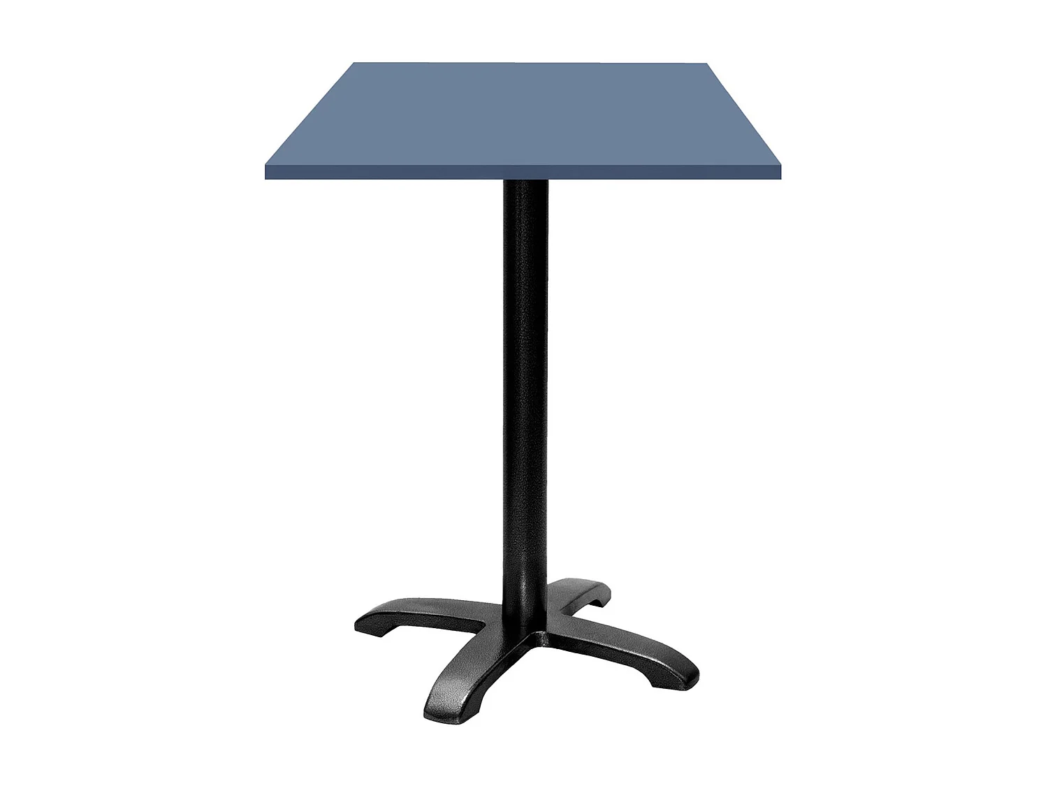 Mesa de pie 60 x 60 cm - modelo Bazila nota azul
