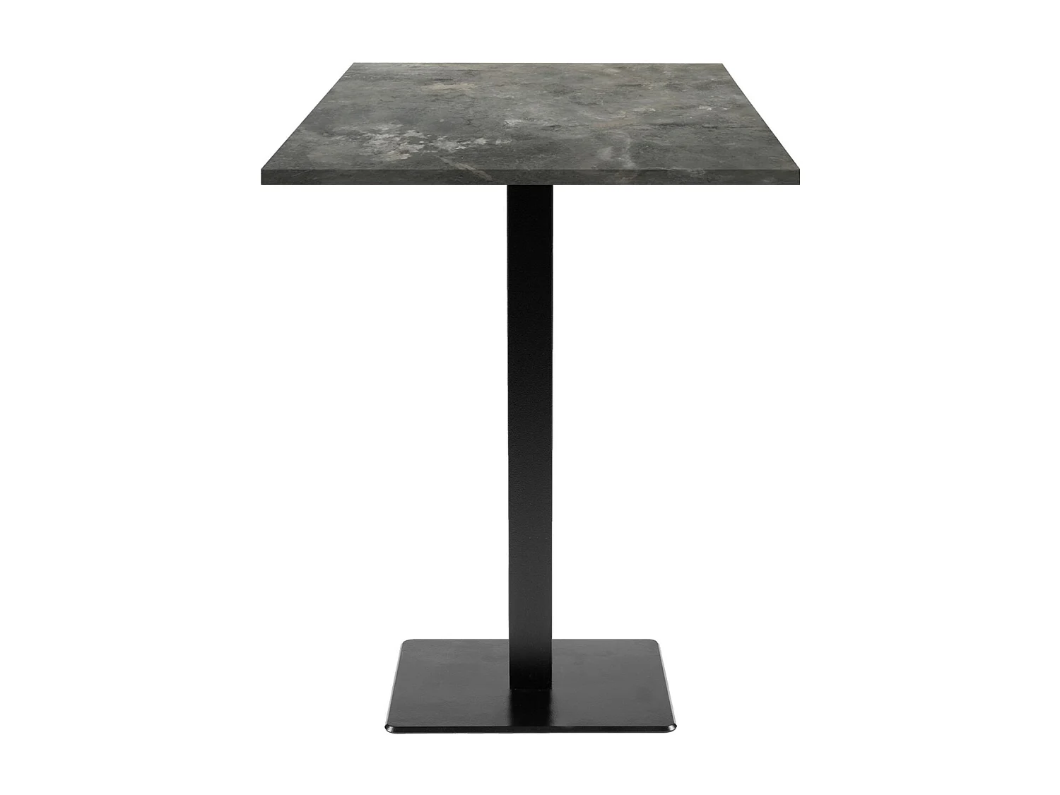 Mange-debout 60 x 60 cm - modèle Milan pierre métallisée