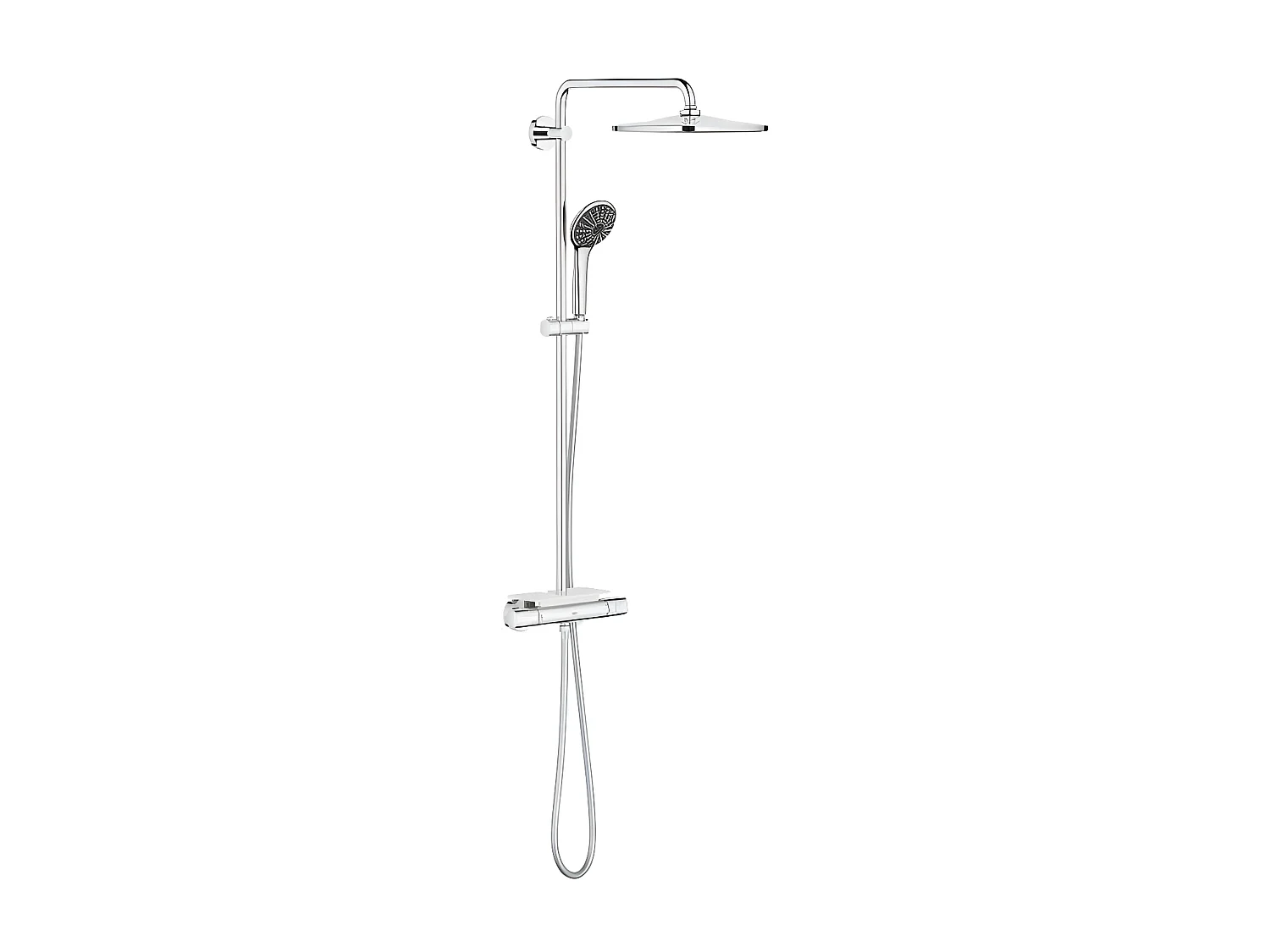 Colonna doccia termostatica GROHE Vitalio Joy System 310 - Doccetta a mano 3 getti, Massima sicurezza, Cromo lucido