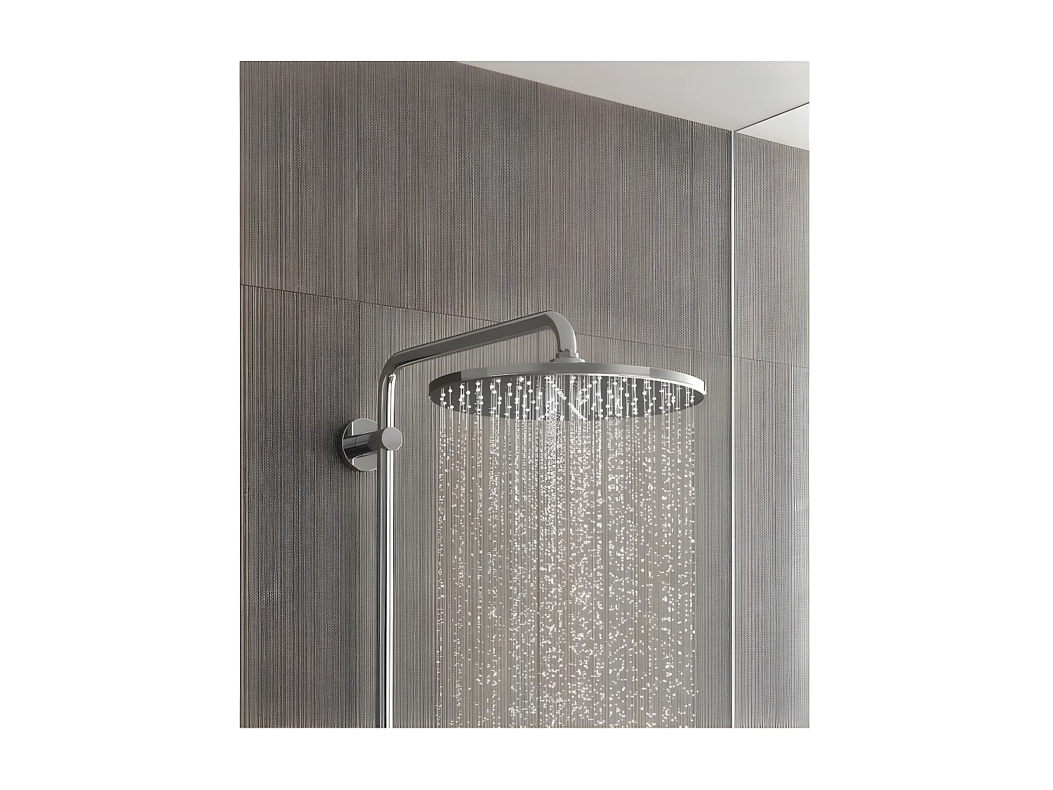 Colonna doccia termostatica GROHE Vitalio Joy System 310 - Doccetta a mano 3 getti, Massima sicurezza, Cromo lucido
