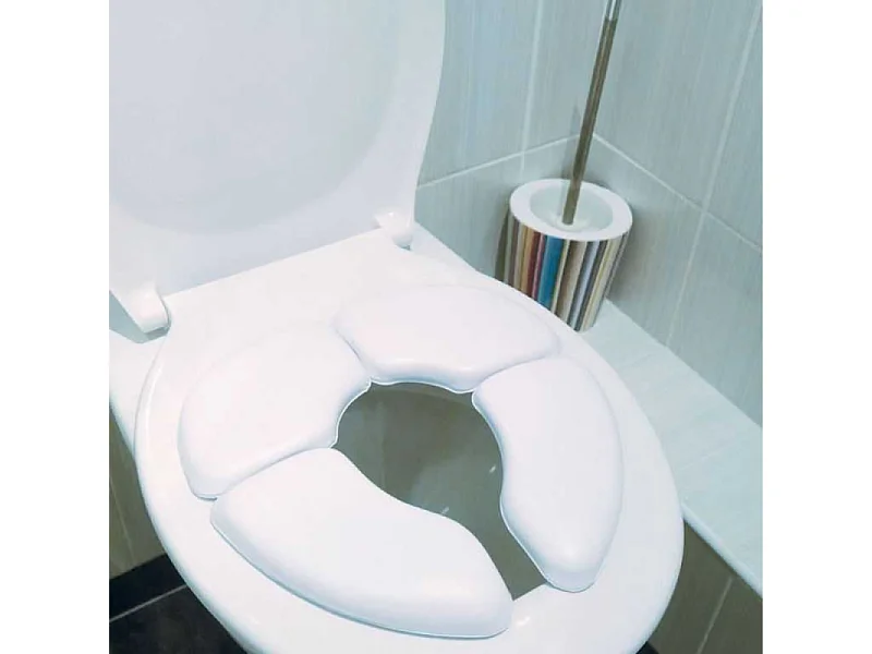 Réducteur de toilette pliant PMR PELLET avec sacoche blanc pour Enfant