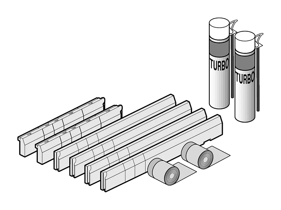 Kit d'installation pour receveur douche grandes dimensions VILLEROY ET BOCH