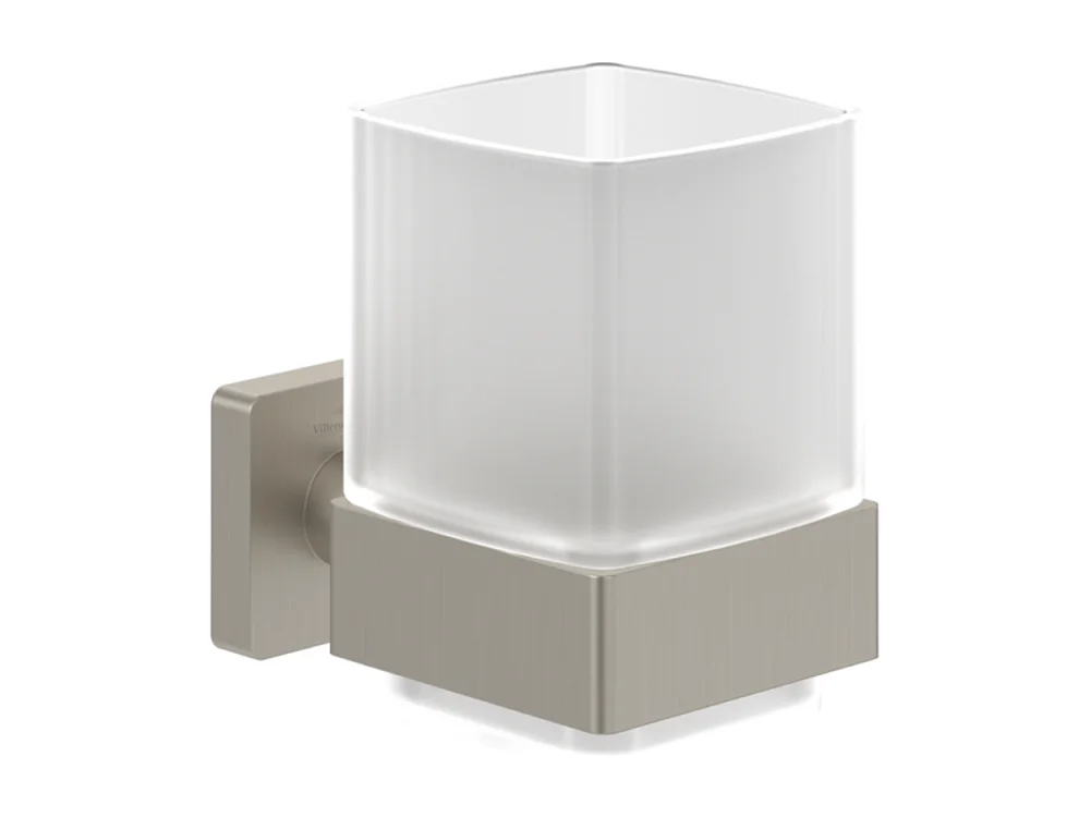 Porte-verre VILLEROY ET BOCH Elements - Striking  nickel brossé