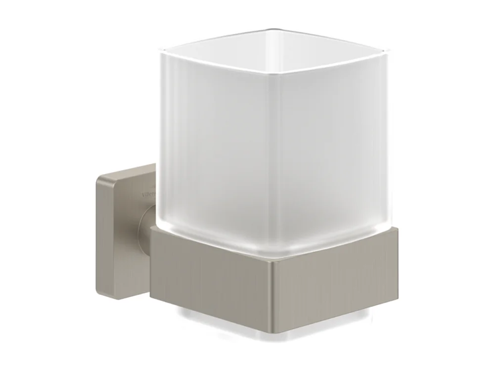 Porte-verre VILLEROY ET BOCH Elements - Striking  nickel brossé