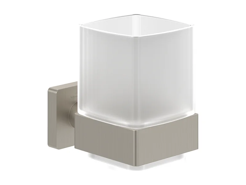 Porte-verre VILLEROY ET BOCH Elements - Striking  nickel brossé