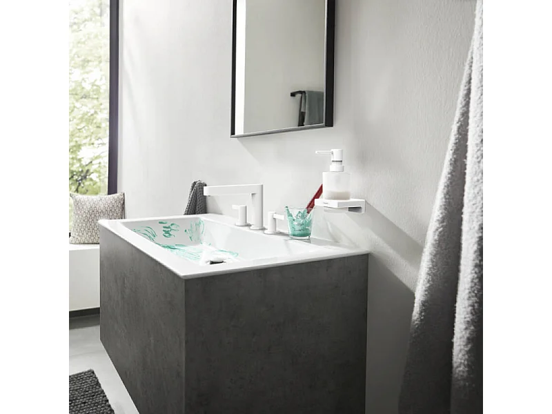 HANSGROHE Distributeur de savon liquide blanc mat AddStoris