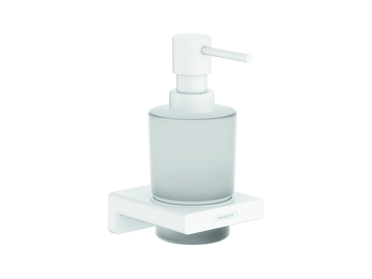 Dispensador de jabón líquido blanco mate AddStoris de HANSGROHE