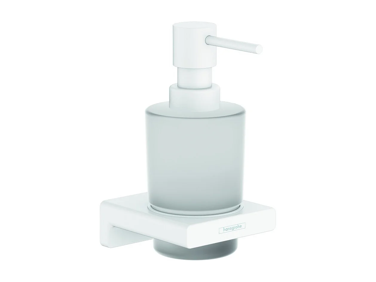 Dispensador de jabón líquido blanco mate AddStoris de HANSGROHE