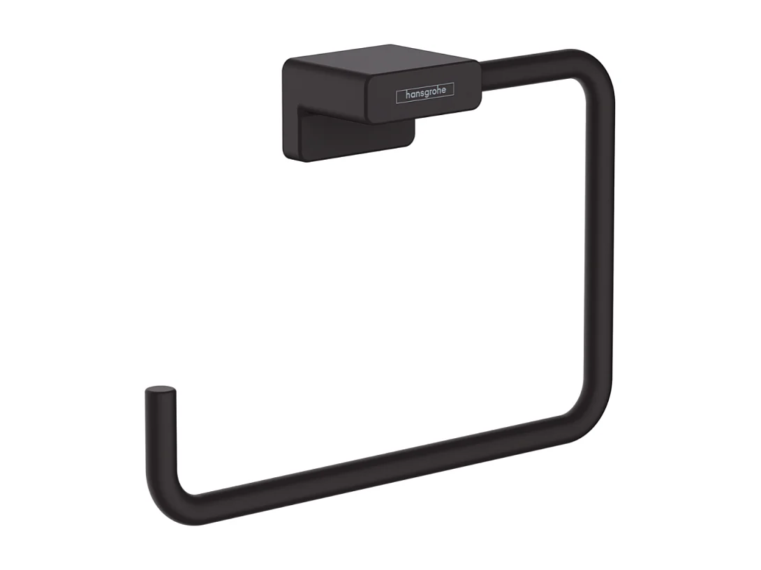 Anneau porte-serviette HANSGROHE AddStoris noir mat