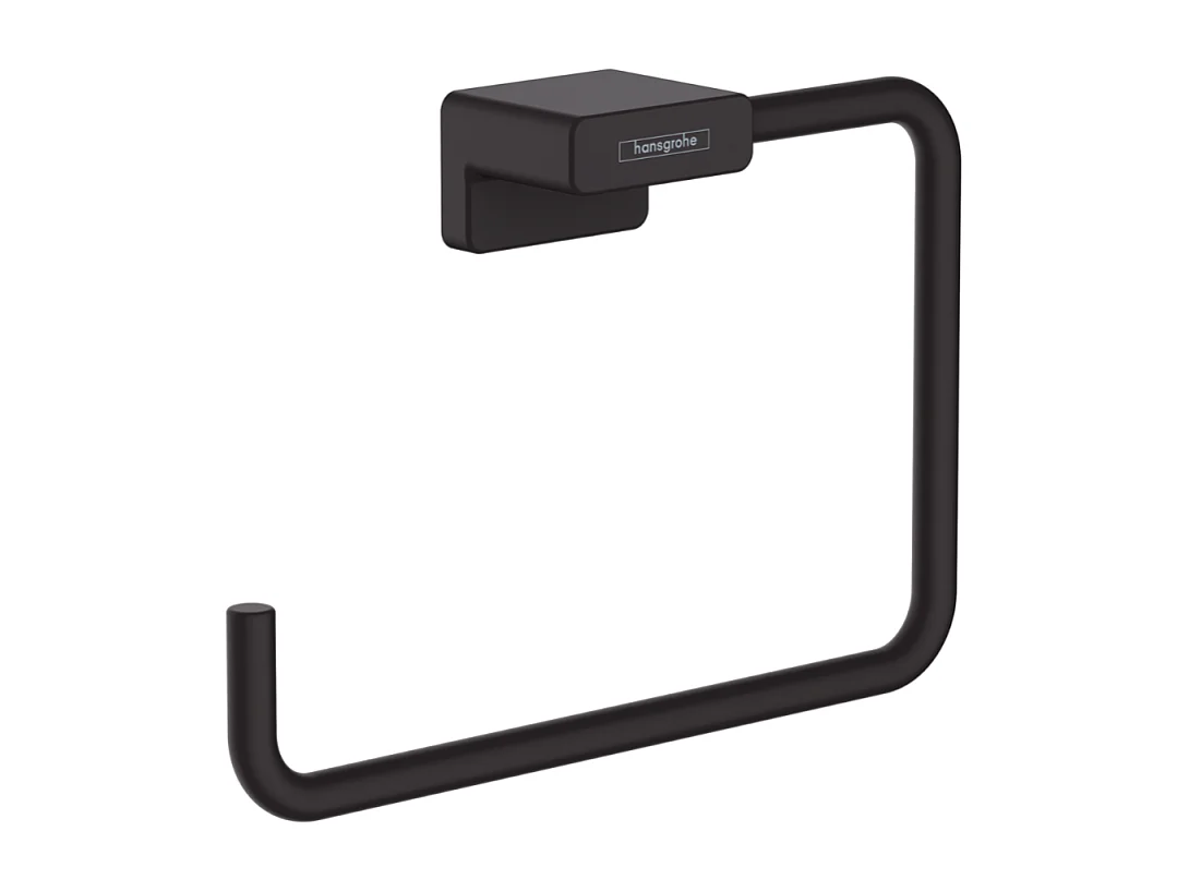Anneau porte-serviette HANSGROHE AddStoris noir mat
