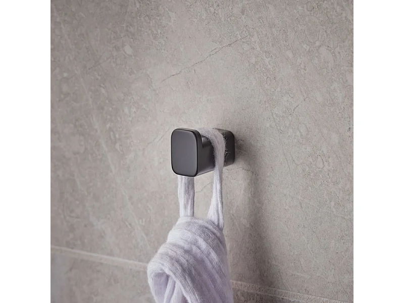 HANSGROHE Crochet simple noir mat AddStoris