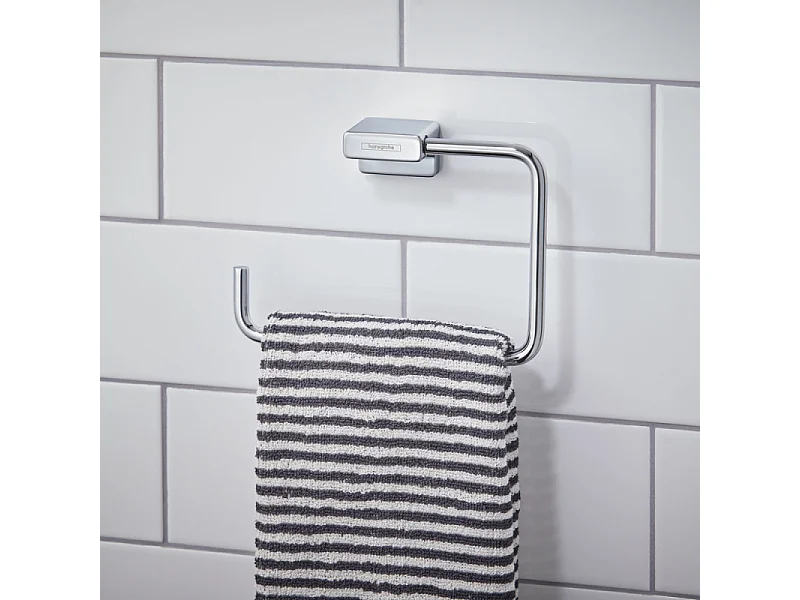 Anneau porte-serviette HANSGROHE AddStoris chromé