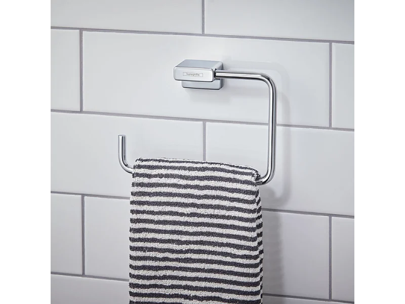 Anneau porte-serviette HANSGROHE AddStoris chromé