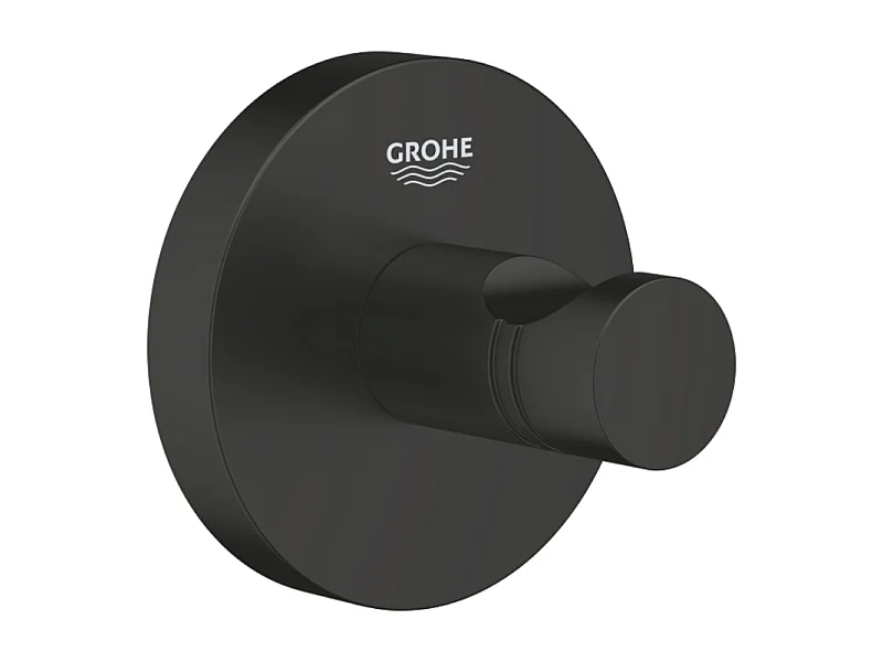 Patère murale GROHE Start noir mat