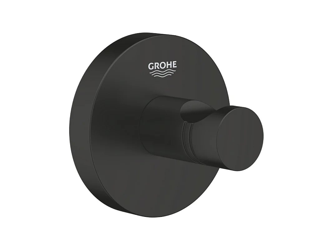 Patère murale GROHE Start noir mat