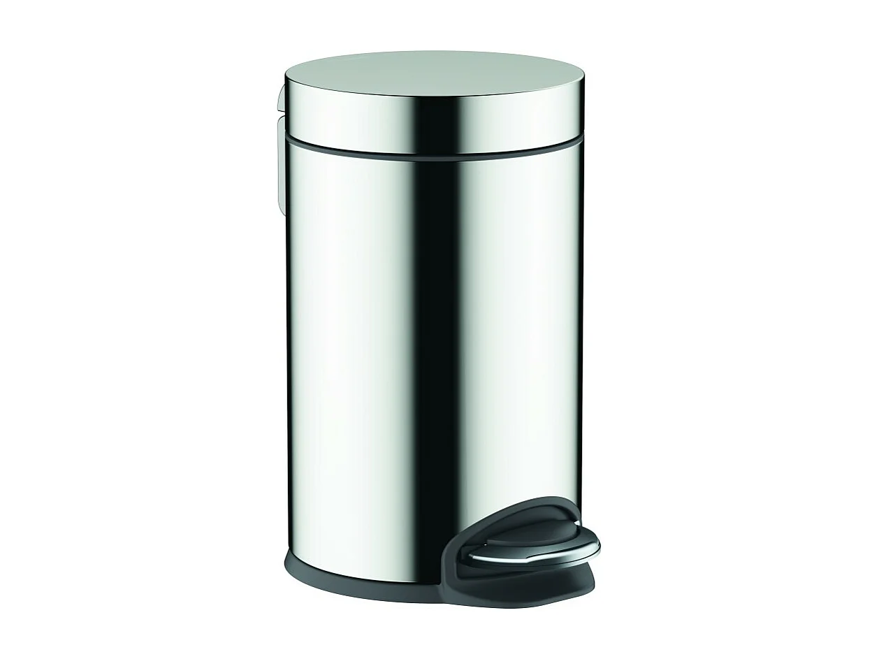 HANSGROHE HANSGROHE cubo de basura con pedal cromado