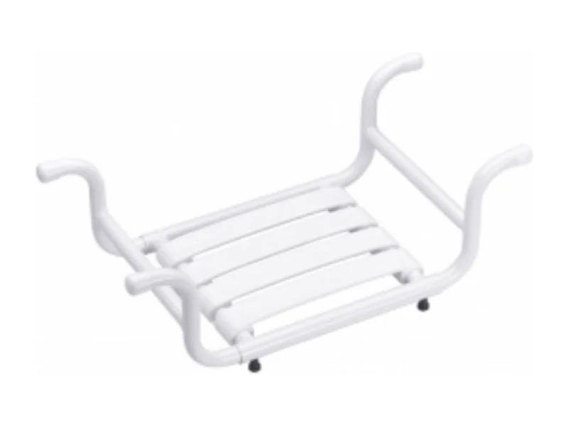Siège de baignoire PMR PELLET aluminium époxy blanc
