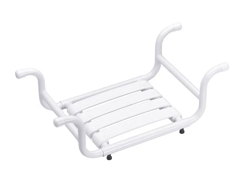 Siège de baignoire PMR PELLET aluminium époxy blanc