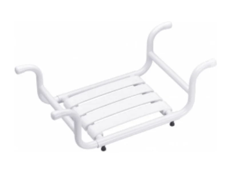 Siège de baignoire PMR PELLET aluminium époxy blanc