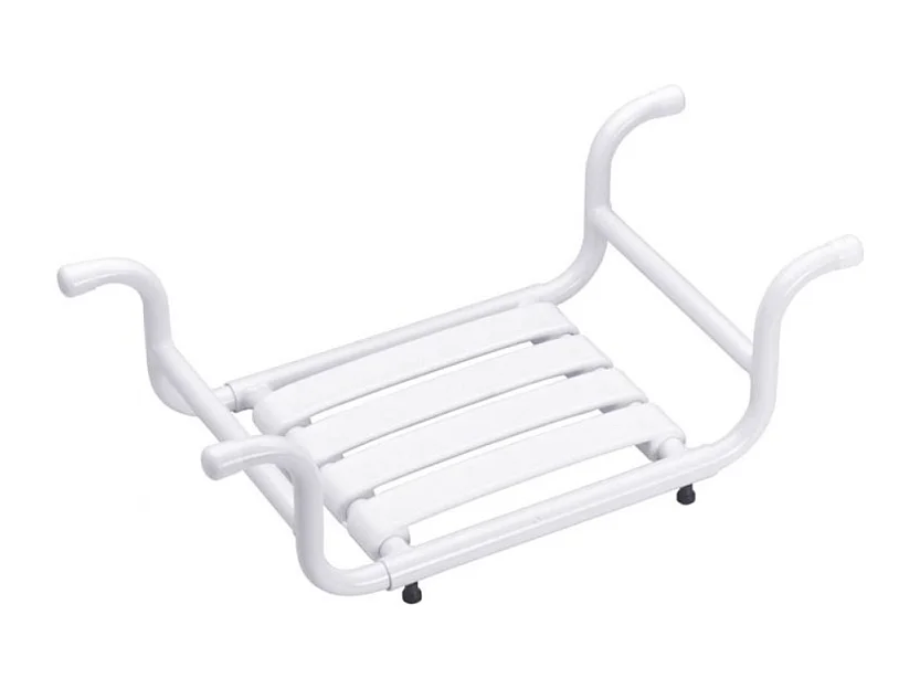 Siège de baignoire PMR PELLET aluminium époxy blanc